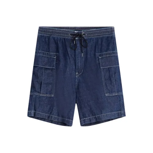 Levis Blue Men's Denim Shorts Левис Синий Мужские Джинсовые Шорты