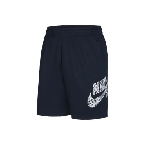 Nike Темно-синие Черные Мужские Повседневные Шорты