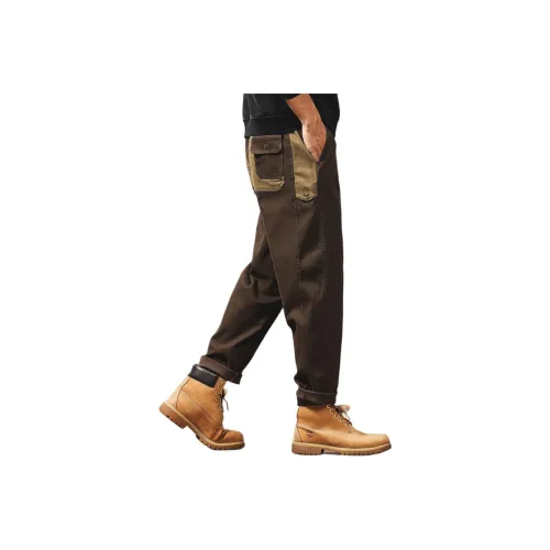 GELANLU Карго Брюки Унисекс Базовый COLORS Черный Серый Белый ETC