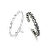 Журавль Returns Бамбук Мир Браслет 1 пара (Двойной Бамбук + Один Бамбук)