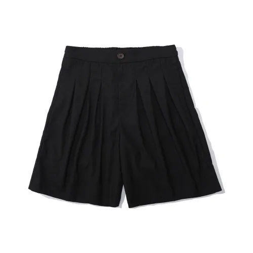 UNVESNO SS21 Loose Fit Shorts Unisex Black UNVESNO SS21 Свободный крой Шорты Унисекс Черный