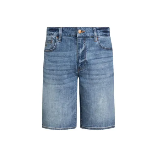 ARMANI EXCHANGEAE SS24 Джинсовые шорты Мужские Синие