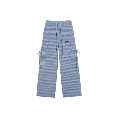 MMLG Повседневные брюки Унисекс Haze Синий