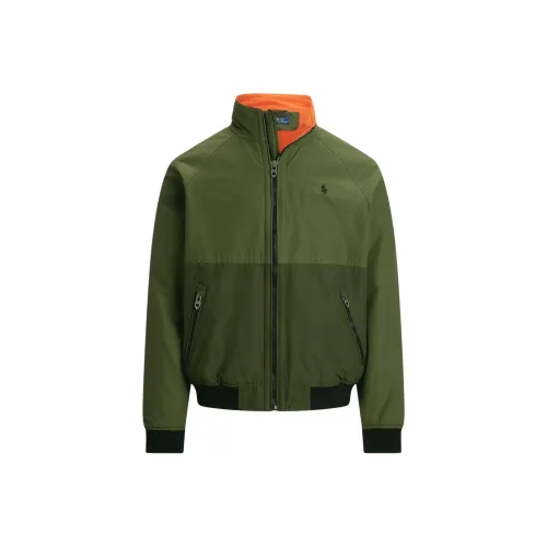 Polo Ralph Lauren Хлопковый пуховик Мужской Оливковый