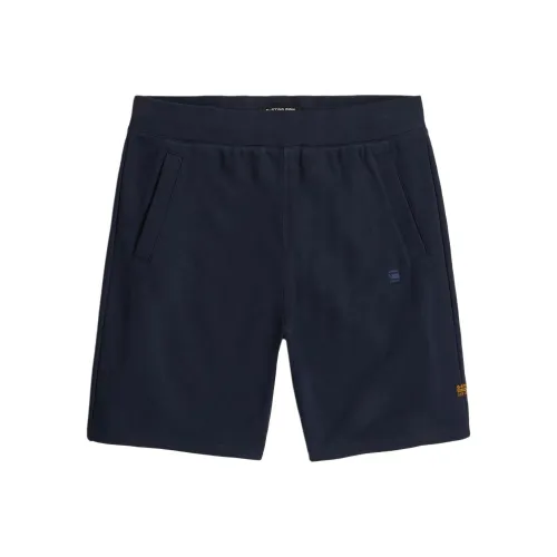 STAR RAW Повседневные шорты Мужские Темно-синие