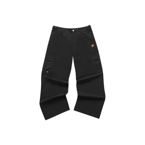 FILA FUSION INLINE Series Повседневные брюки Мужской Глубокий черный