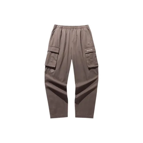 ANTA Good Things Happen Cargo Pants Unisex Rotang Umbra