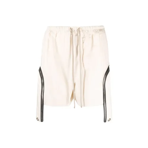 RICK OWENS совместный бренд RO Повседневные шорты Мужские Белые