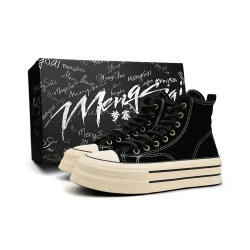 Mengsai визуально увеличивает рост устойчивые к истиранию высокие топ кеды унисекс черный