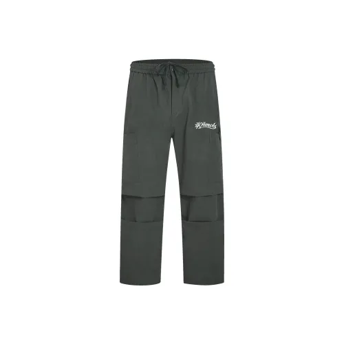 404MOB GANG Повседневные штаны Унисекс Шалфейный зеленый