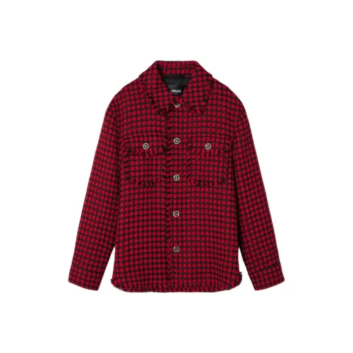 VERSACE Куртки и Пальто Мужской Красный