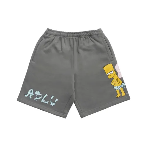 Acme De La Vie ADLV x SIMPSONS Облегающие шорты унисекс серые