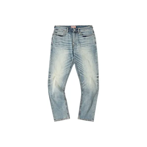 KORAKUBLUE Лайкра Синие Унисекс Джинсы