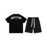 Комплект (черный топ+черные брюки)