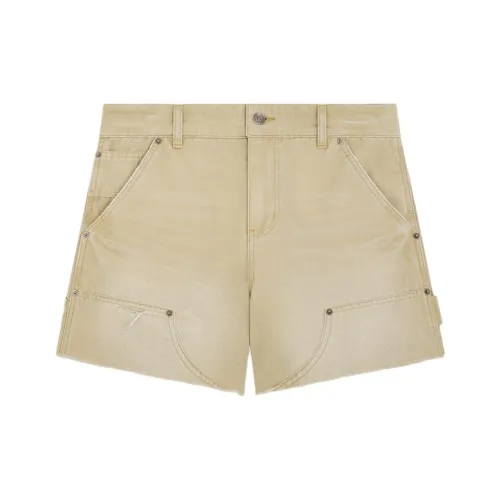 WE11DONE SS24 Джинсовые шорты Мужские Бежевые
