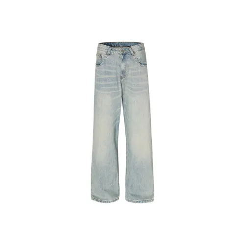 GTRG Светло-синие унисекс джинсы