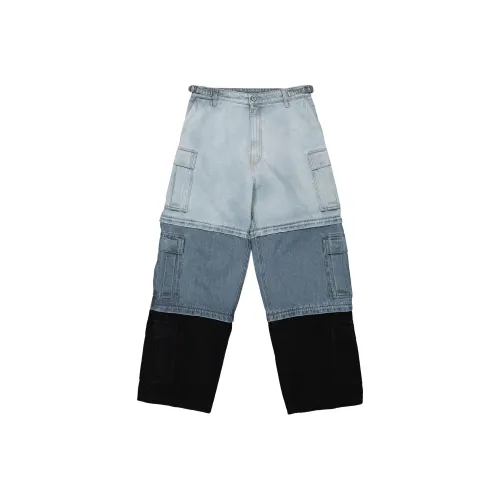 Vetements SS25 Карго Брюки Мужские Синие