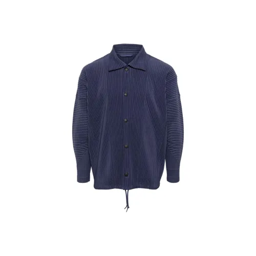 Homme Plissé Issey Miyake Куртки и Пальто Мужской Синий