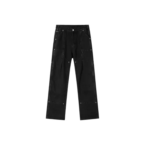 PILOTDRAGON P D 24FW Джинсы Унисекс Черный