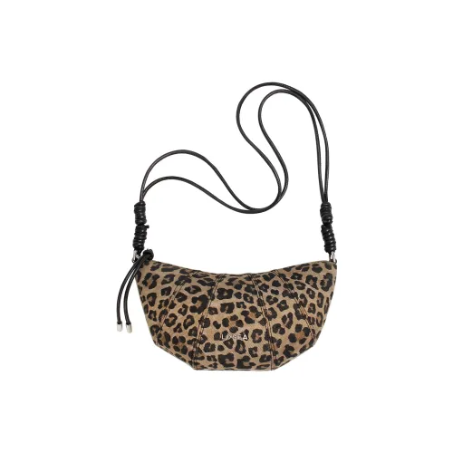 LOSEA Хлопок Сумка через плечо Маленькая Женская Сумка на плечо Светлый Леопард