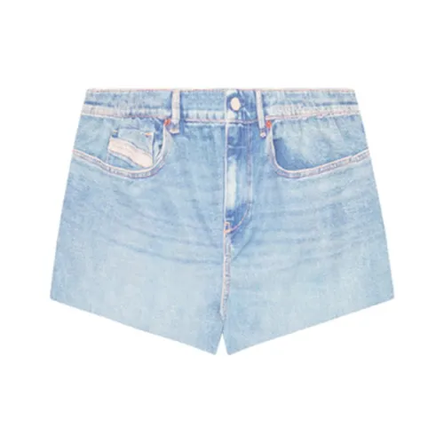 DIESEL Light Blue Men's Denim Shorts DIESEL Светло-голубые мужские джинсовые шорты