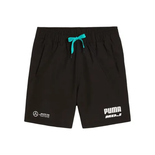 PUMA x Mercedes AMG Petronas F1® Команда X Mad Dog Jones Повседневные шорты Мужские Черные