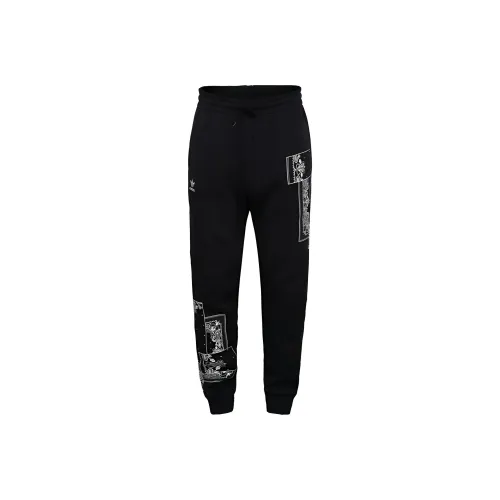 Adidas Originals LOW Промежность TP B Вязаные Тренировочные брюки Мужские Черные