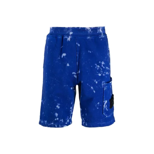 STONE ISLAND Синие Мужские Повседневные Шорты