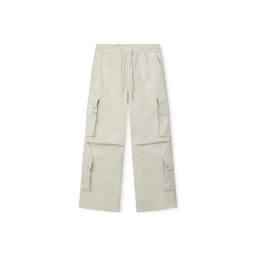 BONELESS Cut Cargo Pants Unisex Gray Брюки карго BONELESS Cut унисекс серого цвета