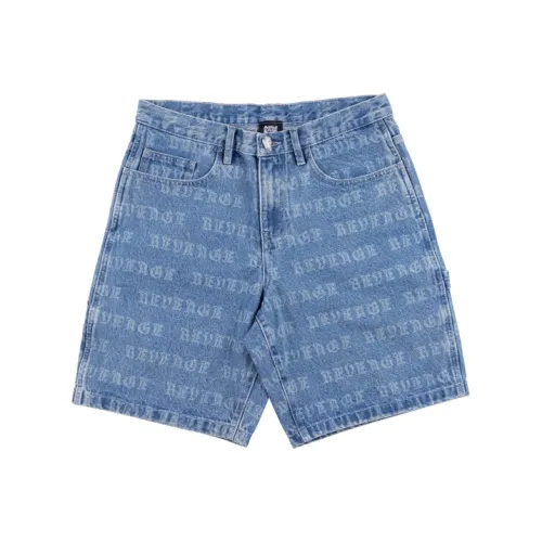 Revenge Allover CARPENTER Джинсовые шорты синий деним шорты унисекс синий