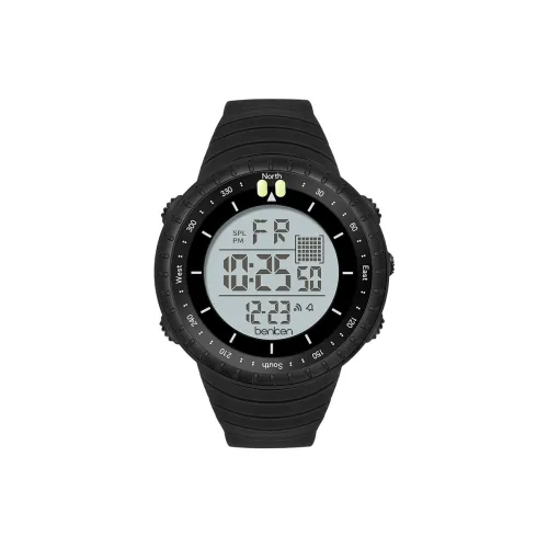 BENKEN Электронный Механизм TPU Ремешок Часы Мужские Белый Циферблат