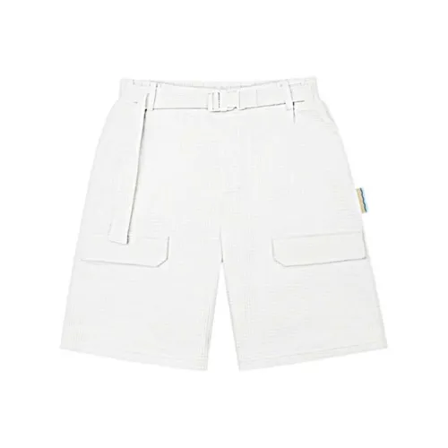 VALLEYOUTH Белые унисекс шорты карго