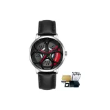 Ремень серебристо-красного цвета