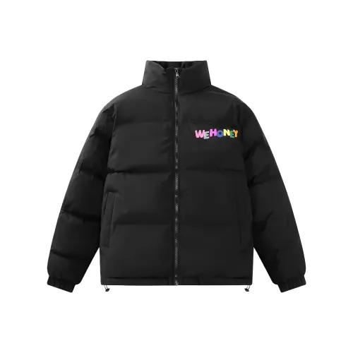 WE HONEY Пуховик Мужской Черный