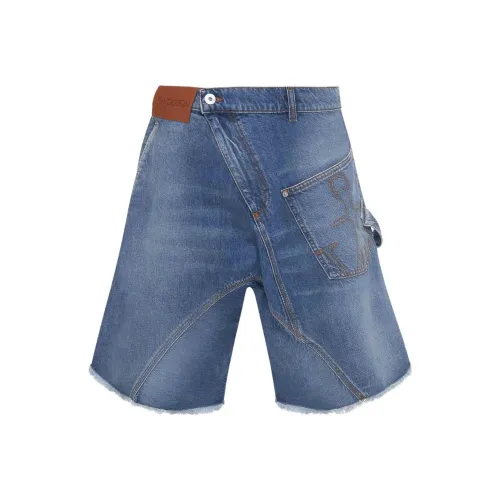 Джинсовые шорты JW Anderson Мужские Синие