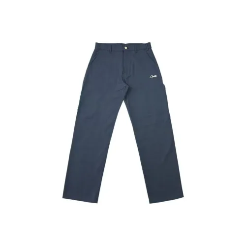 Corteiz Темно-синие Унисекс Повседневные брюки