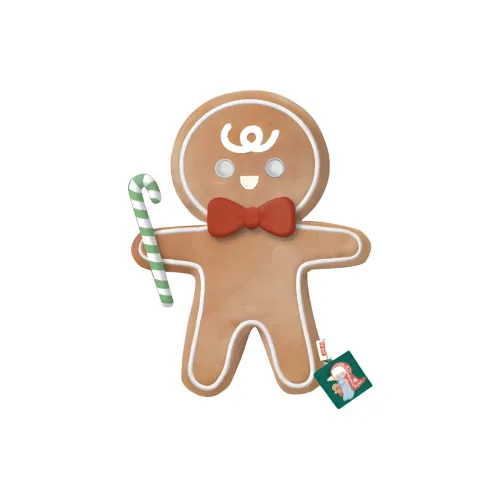 POP MART Punch Collection POP MART Pan Shen Luo Li Пряничный человечек Мини Куклы Маленький