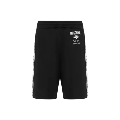 MOSCHINO Черные Мужские Повседневные Шорты