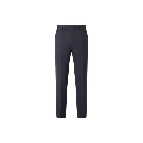 Ermenegildo Zegna Мужские брюки для костюма морского синего цвета