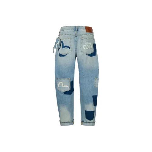 EVISU Джинсовый Синий Мужские Джинсы