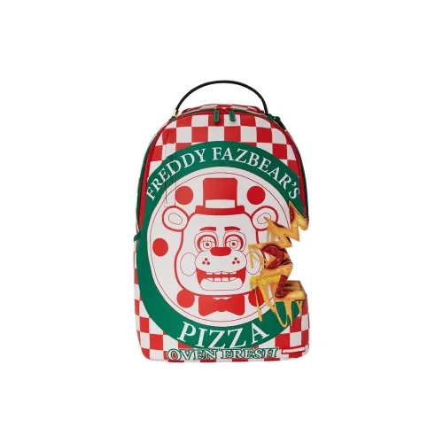 SPRAYGROUND Рюкзак из искусственной кожи стандартный унисекс красный и зеленый