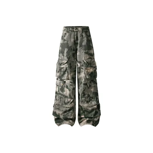 JIMI JONS Карго Брюки Унисекс Камуфляж