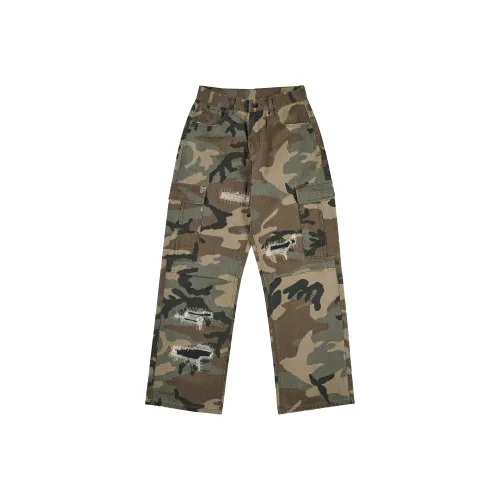 JEEP Повседневные брюки Унисекс Камуфляж