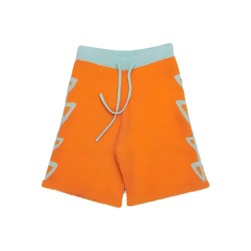 B4O5 Orange Men's Casual Shorts