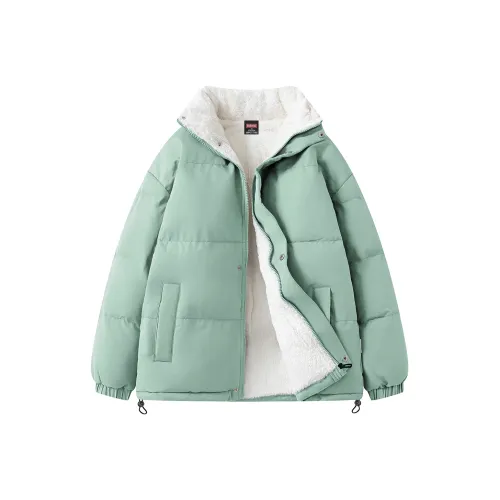 BALENO Хлопковый пуховик унисекс мятно-зеленый