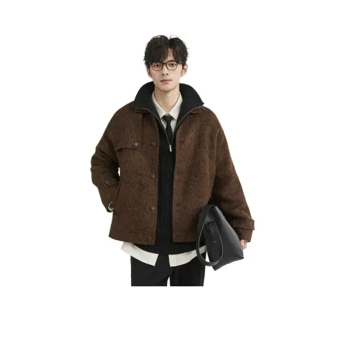 EARL JOEL Куртки и Пальто Мужской Закат Коричневый