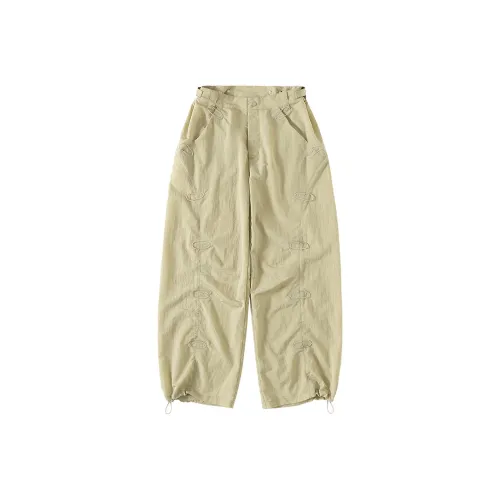 CONP Зеленый Хаки Унисекс Повседневные брюки