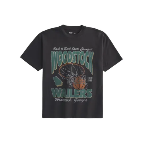 Hollister T-Shirt Мужской Темно-Серый