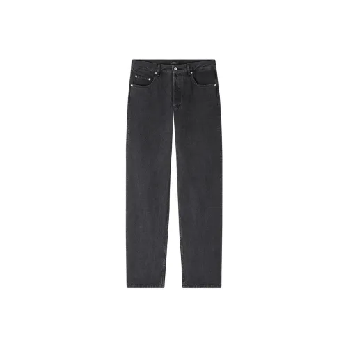 A.P.C Stonewashed Черные Унисекс Джинсы