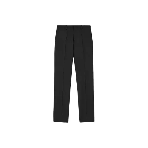 JIL SANDER Обсидиан Черный Мужские Брюки для Костюма